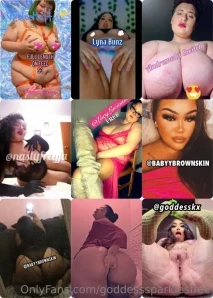 Goddesssparklesfree - ULTIMATE JUICY ASS N FAT PUSSY JIGGLES SPREADS
