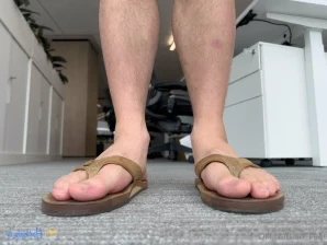 Nathan_feet - Just came back home after a day of walking everywhere