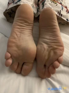 Footsiewithkitty - Having some footsie fun in my hotel room Wish there