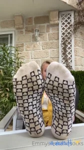 Emmyfeetandsocks - Sweaty white pedsocks what could you want more Oh I