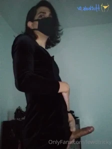 Lewdtricky - Last part of the little black lingerie set sorry it took