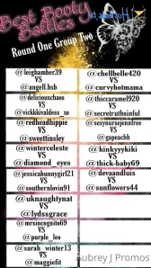 Aubreyj20 - Best Booty Round Two A goddesshoneey B courtsxldn