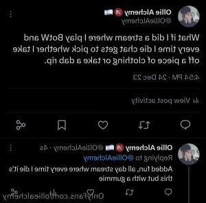 Olliealchemy - I snap you this what are you replying