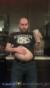 Pork_gnr - Drinking a pint of icecream in my briefs and then jerking