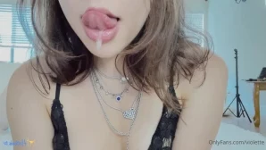 Violette - today now get on your knees and pay it