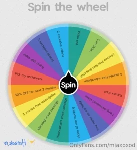 Miaxoxod - Mia s Spin The Wheel updated NEW rewards SPIN THE WHEEL AND