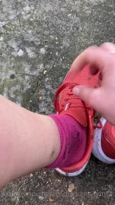 Usedrunningsock - Tough one today These socks are now taken Tip now to part 2 