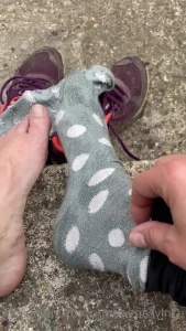 Usedrunningsock - Saturday run got muddy part 2