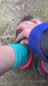 Usedrunningsock - Today with added grass part 2