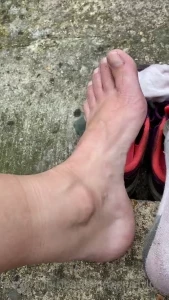 Usedrunningsock - Saturday run Fell over too part 2