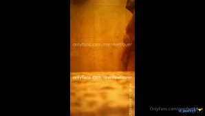 Menfeetlover - Short clip of my feet teasing a married daddy s cock