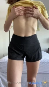 Celesteschmeckle - Taking off my workout clothes for you because let s