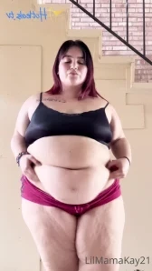 Lilmamakay12 - 11 minutes of me trying to shove all this fat into last