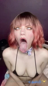 Thecutestkittycat - Purple bikini ahegao s