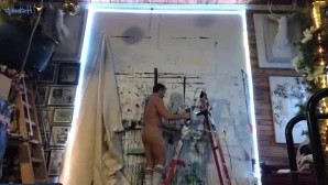 Brentrayfraserxxx - Another day in my naked art studio 