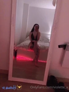 Violette_x - Keyholder girlfriend gets ready to go out and find a real