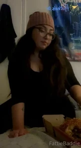 Fattiebaddie1 - Do y all want to see my lazy belly after breakfast and