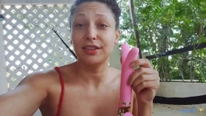 Taliamint - Me amp CleaGaultier seducing our hot tour guide flashing