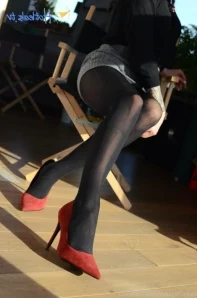 Pawsofmaya - One of my favorites Wolford Fatal 50 DEN