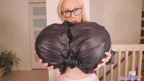 Thebustysasha - Preview Alert Busty Blonde Boxing with massive fake