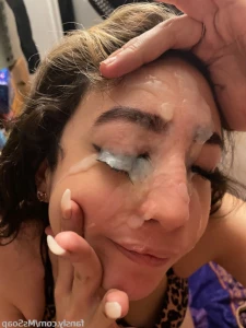 Mssoap - Insane big cum facial After a bj titty fuck and fucked from