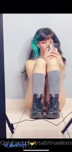 Sabrinaalexis7 - Are you going to cum watch as a turning into a she