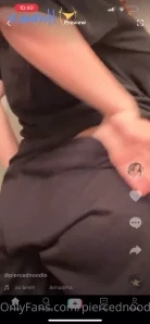 Piercednoodle - Laying in bed waiting to get fucked Doggystyle