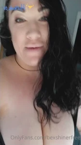 Bexshinervip - Oil up my giant tits