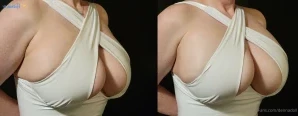 Dennadoll - Y all will LOVE this I slap my inflated tits while wearing