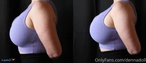 Dennadoll - Y all will LOVE this I slap my inflated tits while wearing part 2
