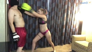 Jolenehexx - Showing off my new catsuit and boots then stomping you