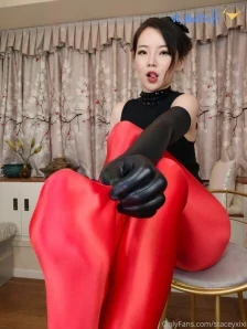 Staceyxixi - Really awesome latex outfits Latex mask Latex gloves