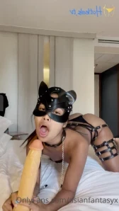 Asianfantasyx - Teasing you with this hot sucking showing you how