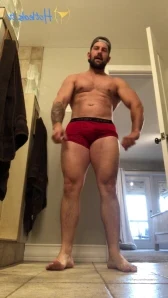 Straightcountrymuscle - Wiping my sweaty body and dick with gym gear