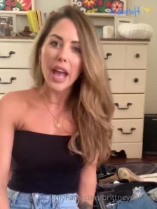 Brittneypalmer - Sitting in front of my mirror in sheer dropping the part 16
