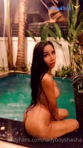 Ladyboyshasha - Some more bikini pics Do you want to come for swim and