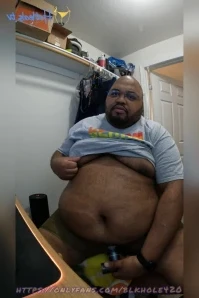 Blkhole420 - Baby oil belly